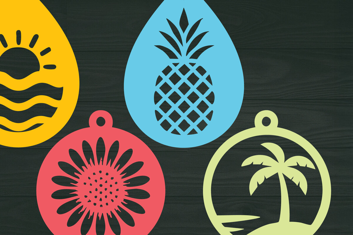 Σετ των 3 Intra απο ξύλο plywood 3mm-4mm πάχος – Καλοκαιρινό Σκουλαρίκι Πακέτο Δίασταση  5x5 cm INTRAFABR-122962313