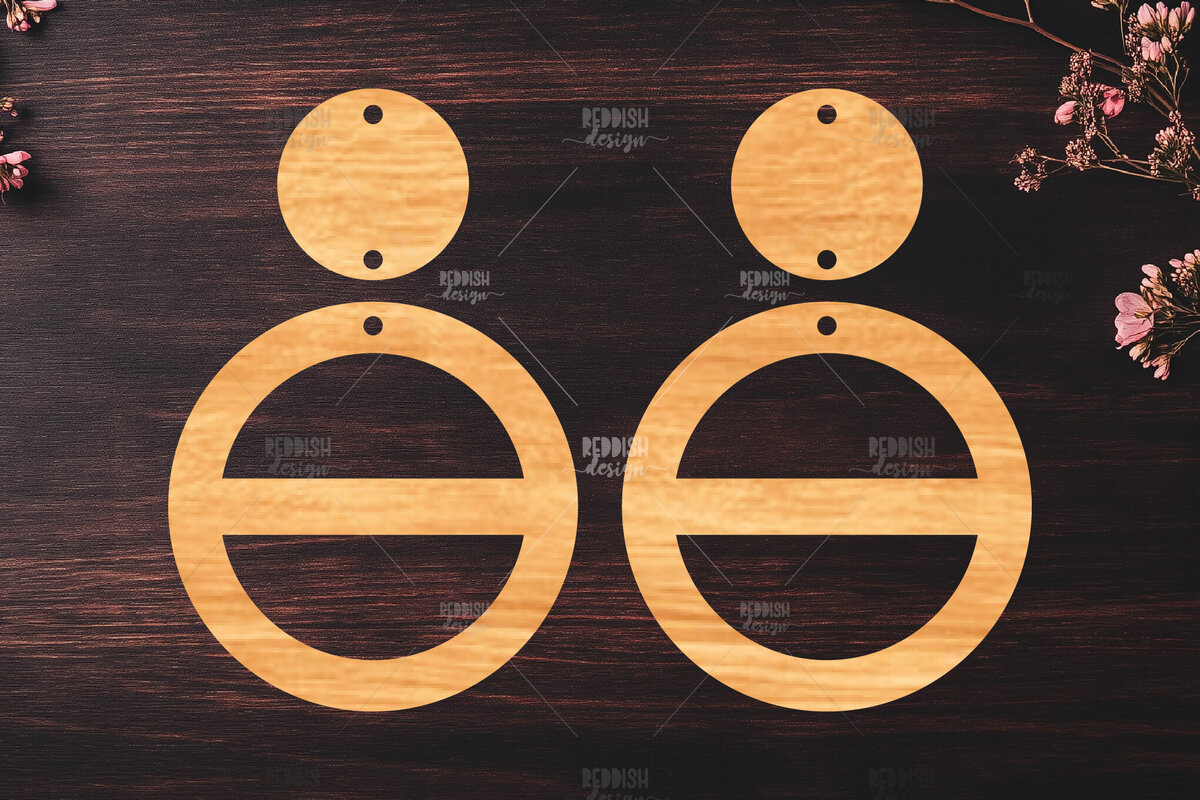 Σετ των 3 Intra απο ξύλο plywood 3mm-4mm πάχος – Καλοκαιρινά σκουλαρίκια Δίασταση  5x5 cm INTRAFABR-119333835