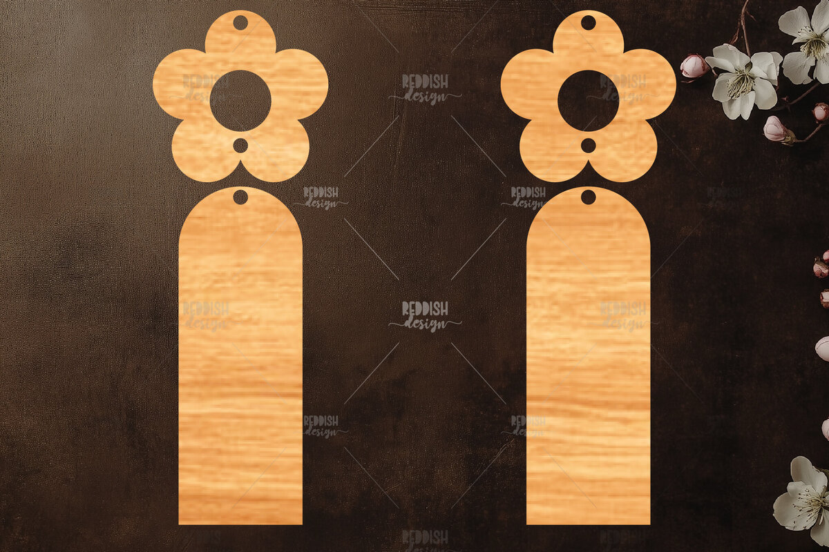 Σετ των 3 Intra απο ξύλο plywood 3mm-4mm πάχος – Καλοκαιρινά σκουλαρίκια Δίασταση  5x5 cm INTRAFABR-119464368