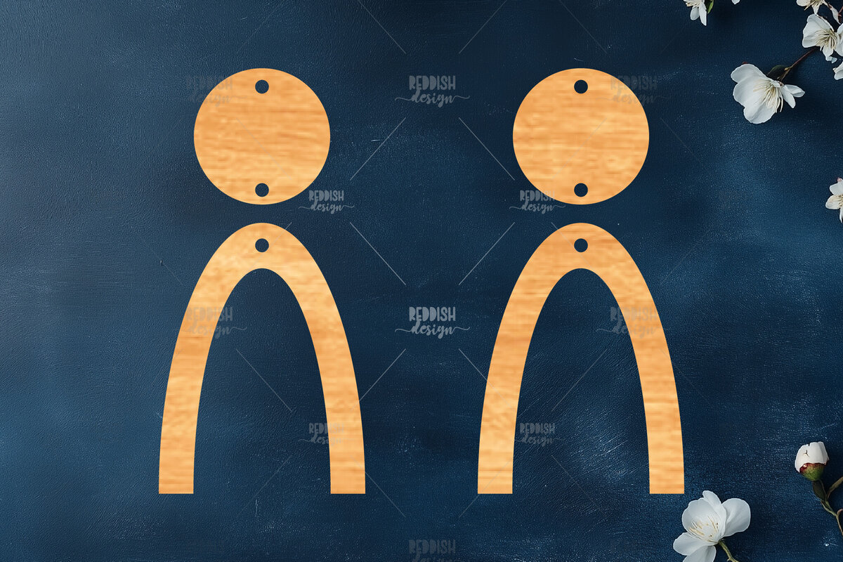 Σετ των 3 Intra απο ξύλο plywood 3mm-4mm πάχος – Καλοκαιρινά σκουλαρίκια Δίασταση  5x5 cm INTRAFABR-119464541