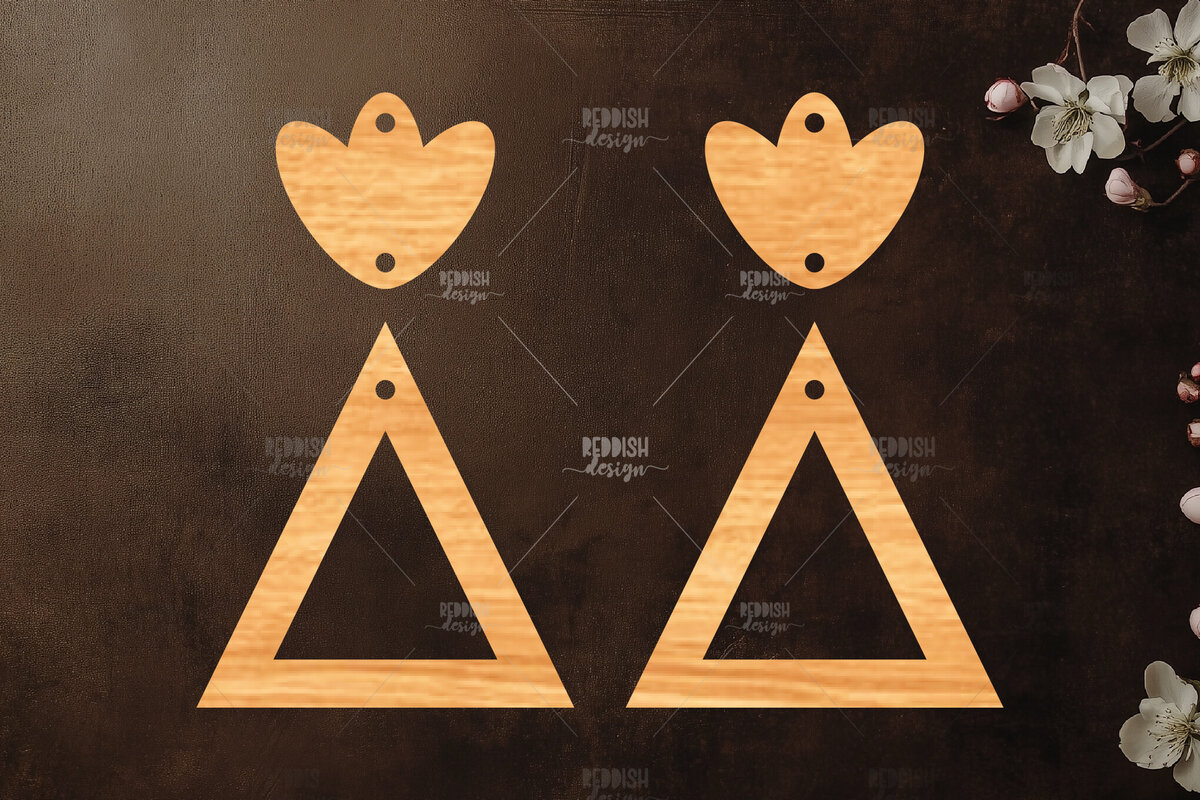 Σετ των 3 Intra απο ξύλο plywood 3mm-4mm πάχος – Καλοκαιρινά σκουλαρίκια Δίασταση  5x5 cm INTRAFABR-119464573