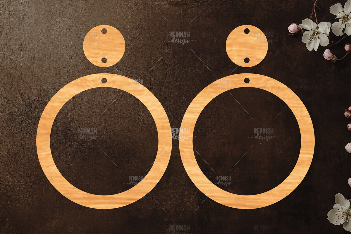 Σετ των 3 Intra απο ξύλο plywood 3mm-4mm πάχος – Καλοκαιρινά σκουλαρίκια Δίασταση  5x5 cm INTRAFABR-119464602