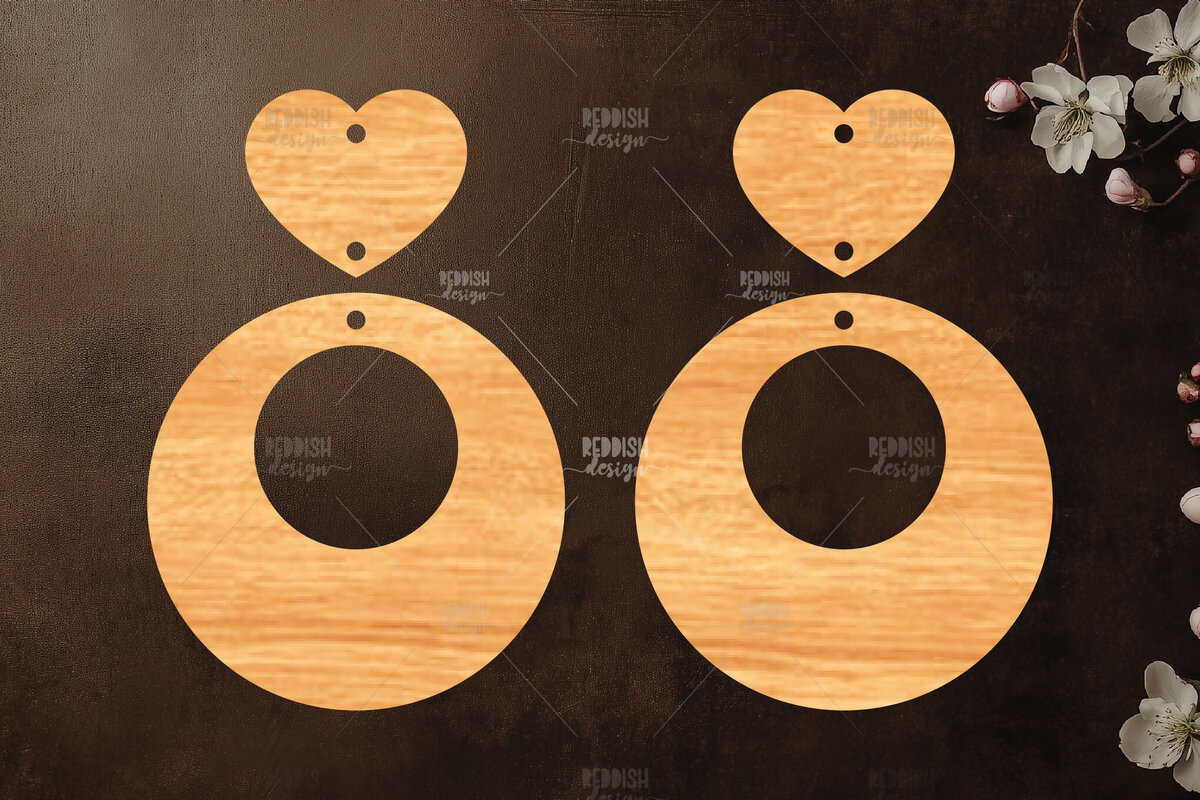 Σετ των 3 Intra απο ξύλο plywood 3mm-4mm πάχος – Καλοκαιρινά σκουλαρίκια Δίασταση  5x5 cm INTRAFABR-119464677