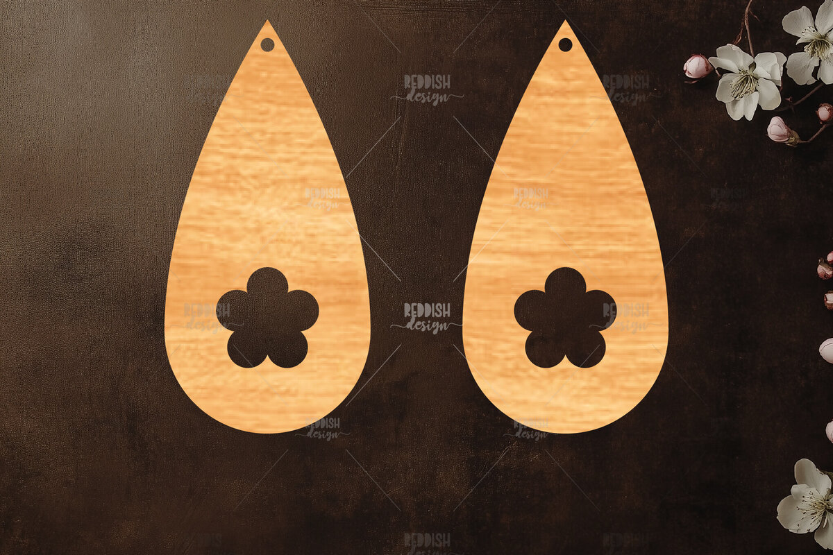 Σετ των 3 Intra απο ξύλο plywood 3mm-4mm πάχος – Καλοκαιρινά σκουλαρίκια Δίασταση  5x5 cm INTRAFABR-119464735