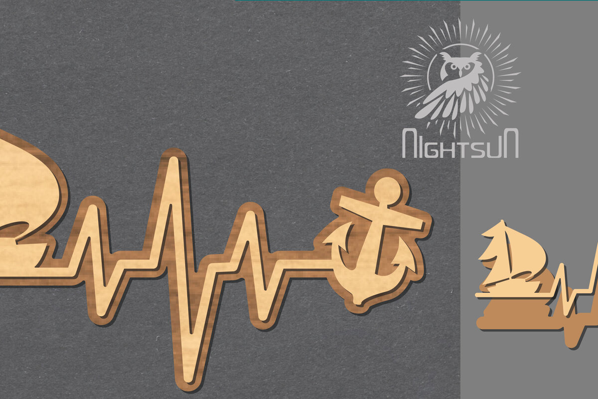 Σετ των 2 Intra απο ξύλο plywood 3mm-4mm πάχος – Summer HeartbeatDecoration 4 Δίασταση  20x20 cm INTRAFABR-118400363