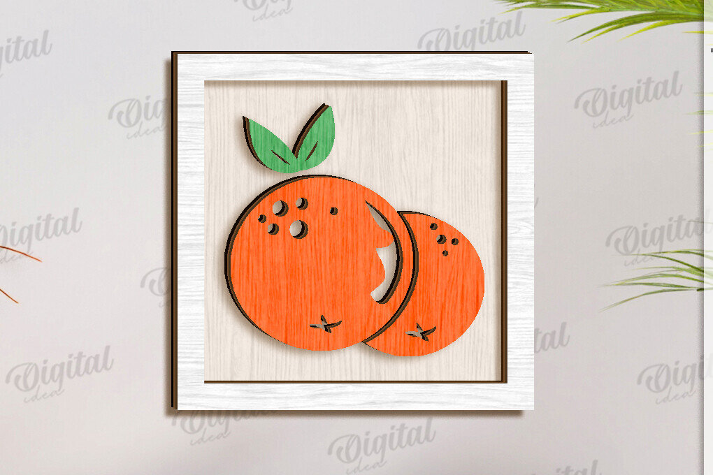 Σετ των 2 Intra απο ξύλο plywood 3mm-4mm πάχος – Καλοκαιρινή Δίασταση  20x20 cm INTRAFABR-123621498