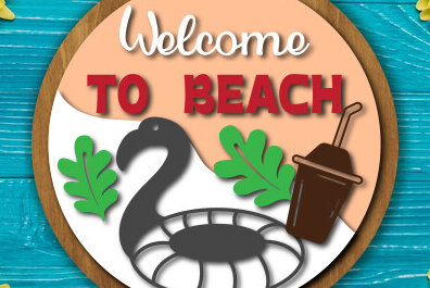 Intra απο ξύλο plywood 3mm-4mm πάχος – Summer Round Signs Δίασταση  40x30 cm INTRAFABR-96944458