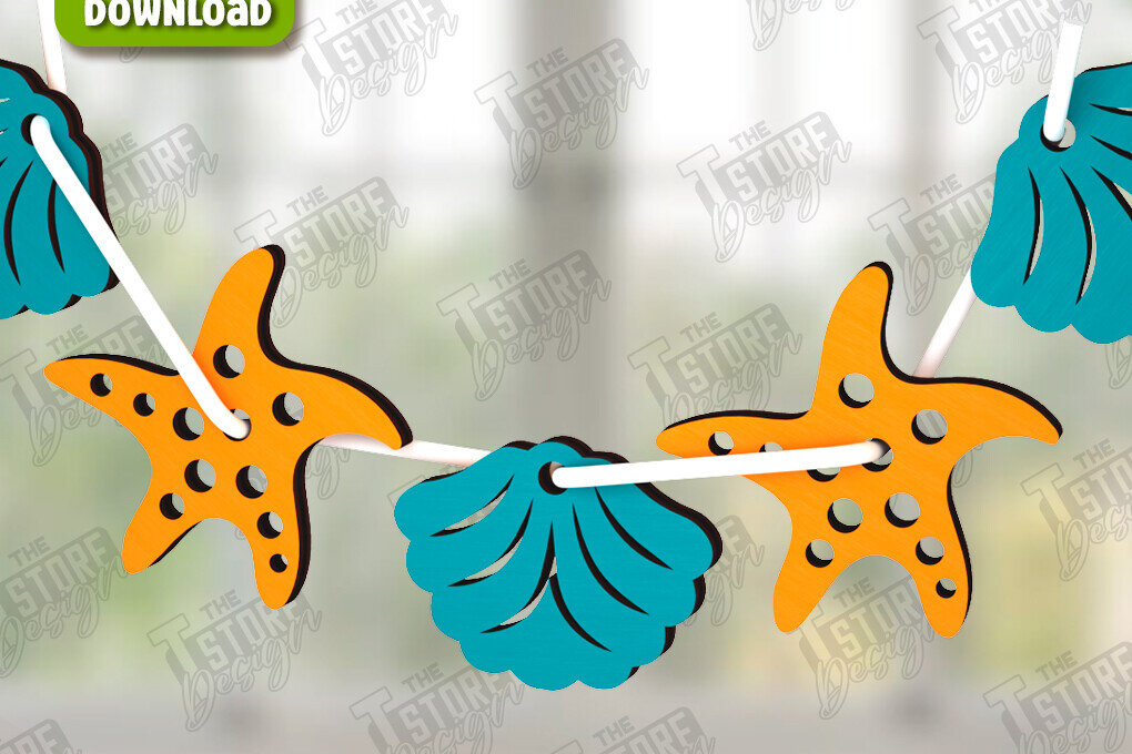 Intra απο ξύλο plywood 3mm-4mm πάχος – Summer Sign| Στοιχεία του καλοκαιριού Δίασταση  40x30 cm INTRAFABR-123031834