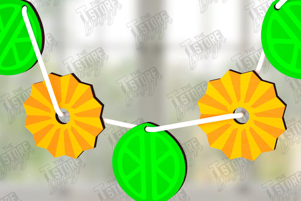 Intra απο ξύλο plywood 3mm-4mm πάχος – Summer Sign| Στοιχεία του καλοκαιριού Δίασταση  40x30 cm INTRAFABR-123031840