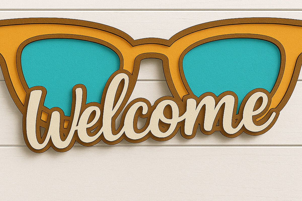 Σετ των 2 Intra απο ξύλο plywood 3mm-4mm πάχος – Καλοκαιρινά γυαλιά ηλίου Υποδοχή Δίασταση  20x20 cm INTRAFABR-122866962