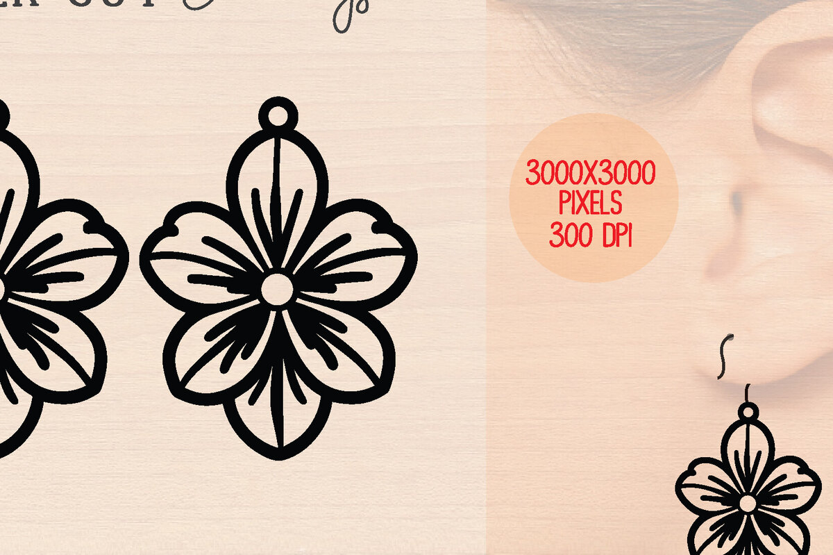 Σετ των 3 Intra απο ξύλο plywood 3mm-4mm πάχος – Καλοκαιρινά Ξύλινα Σκουλαρίκια Δίασταση  5x5 cm INTRAFABR-120898998