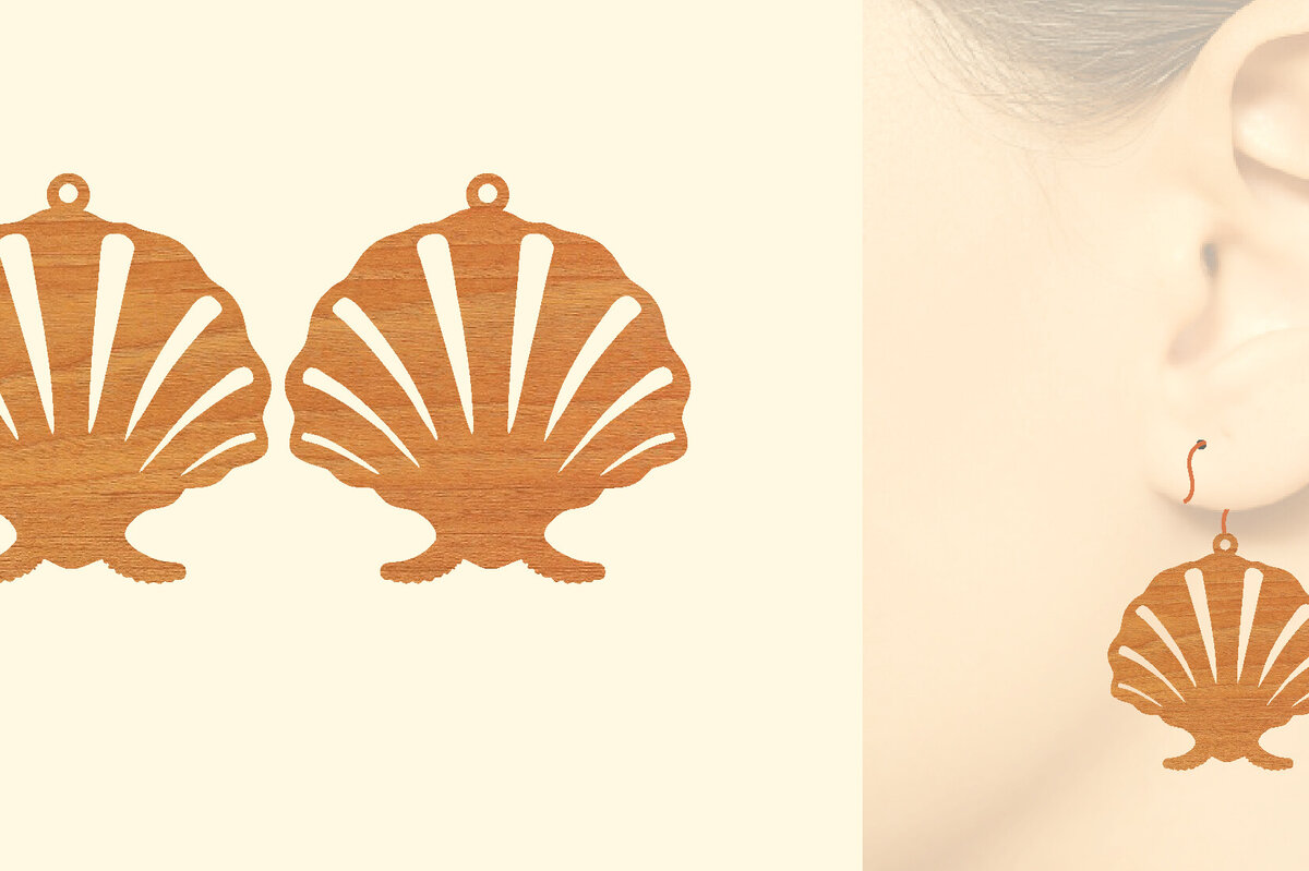 Σετ των 3 Intra απο ξύλο plywood 3mm-4mm πάχος – Καλοκαιρινά Ξύλινα Σκουλαρίκια Δίασταση  5x5 cm INTRAFABR-96803161