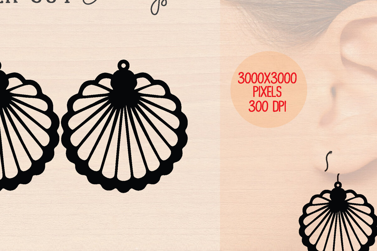 Σετ των 3 Intra απο ξύλο plywood 3mm-4mm πάχος – Καλοκαιρινά Ξύλινα Σκουλαρίκια Δίασταση  5x5 cm INTRAFABR-120899943