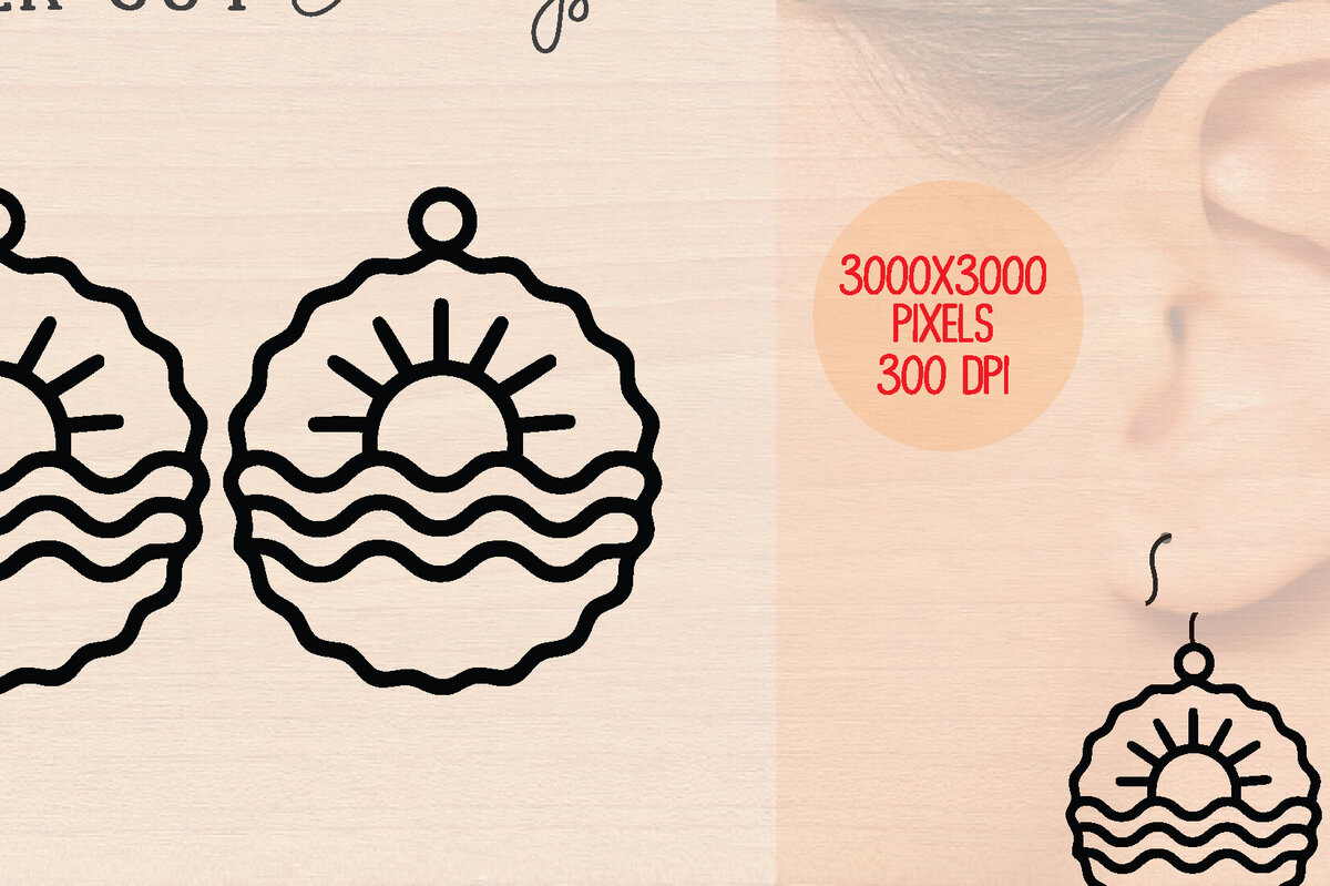 Σετ των 3 Intra απο ξύλο plywood 3mm-4mm πάχος – Καλοκαιρινά Ξύλινα Σκουλαρίκια Δίασταση  5x5 cm INTRAFABR-120899978