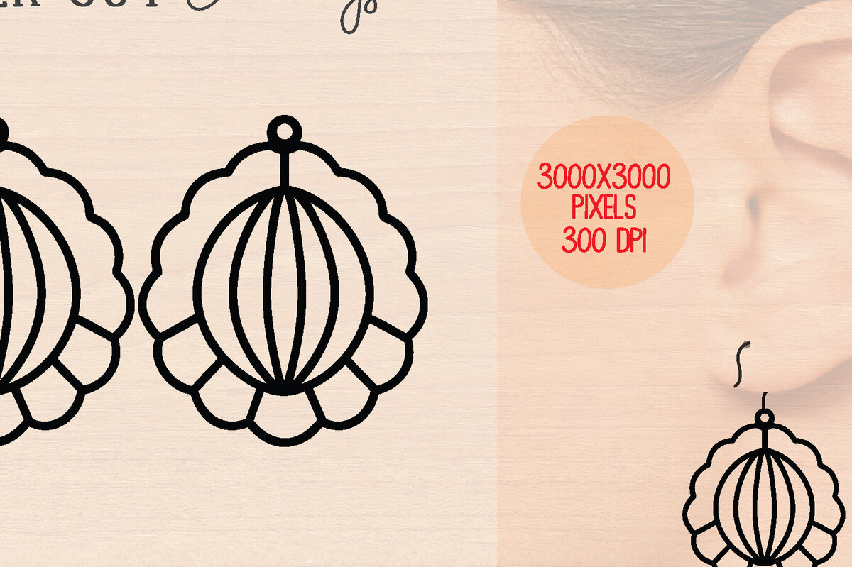 Σετ των 3 Intra απο ξύλο plywood 3mm-4mm πάχος – Καλοκαιρινά Ξύλινα Σκουλαρίκια Δίασταση  5x5 cm INTRAFABR-120863429