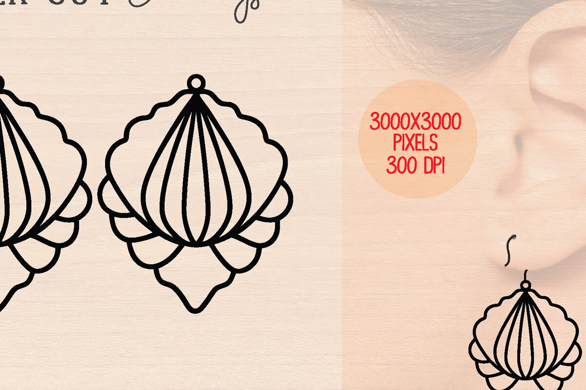 Σετ των 3 Intra απο ξύλο plywood 3mm-4mm πάχος – Καλοκαιρινά Ξύλινα Σκουλαρίκια Δίασταση  5x5 cm INTRAFABR-120863471