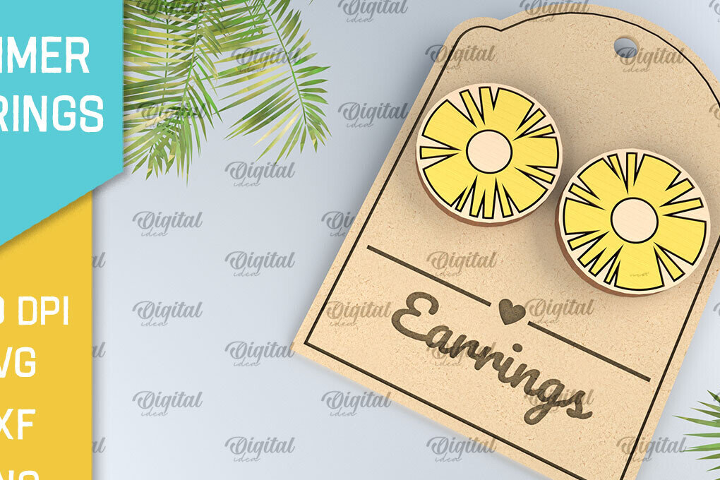 Σετ των 3 Intra απο ξύλο plywood 3mm-4mm πάχος – Καλοκαιρινά Ξύλινα Σκουλαρίκια Κοπή Laser Δίασταση  5x5 cm INTRAFABR-98269990