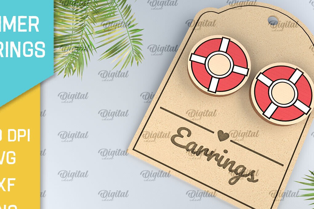 Σετ των 3 Intra απο ξύλο plywood 3mm-4mm πάχος – Καλοκαιρινά Ξύλινα Σκουλαρίκια Κοπή Laser Δίασταση  5x5 cm INTRAFABR-98270316