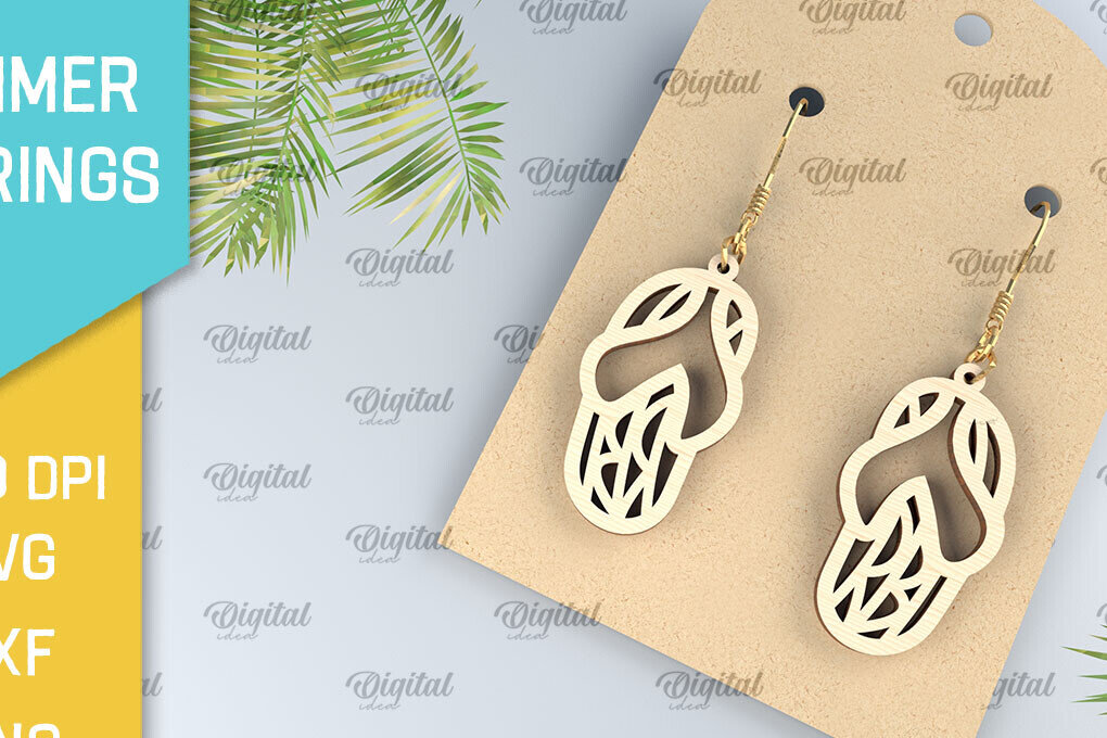 Σετ των 3 Intra απο ξύλο plywood 3mm-4mm πάχος – Καλοκαιρινά Ξύλινα Σκουλαρίκια Κοπή Laser Δίασταση  5x5 cm INTRAFABR-98899365