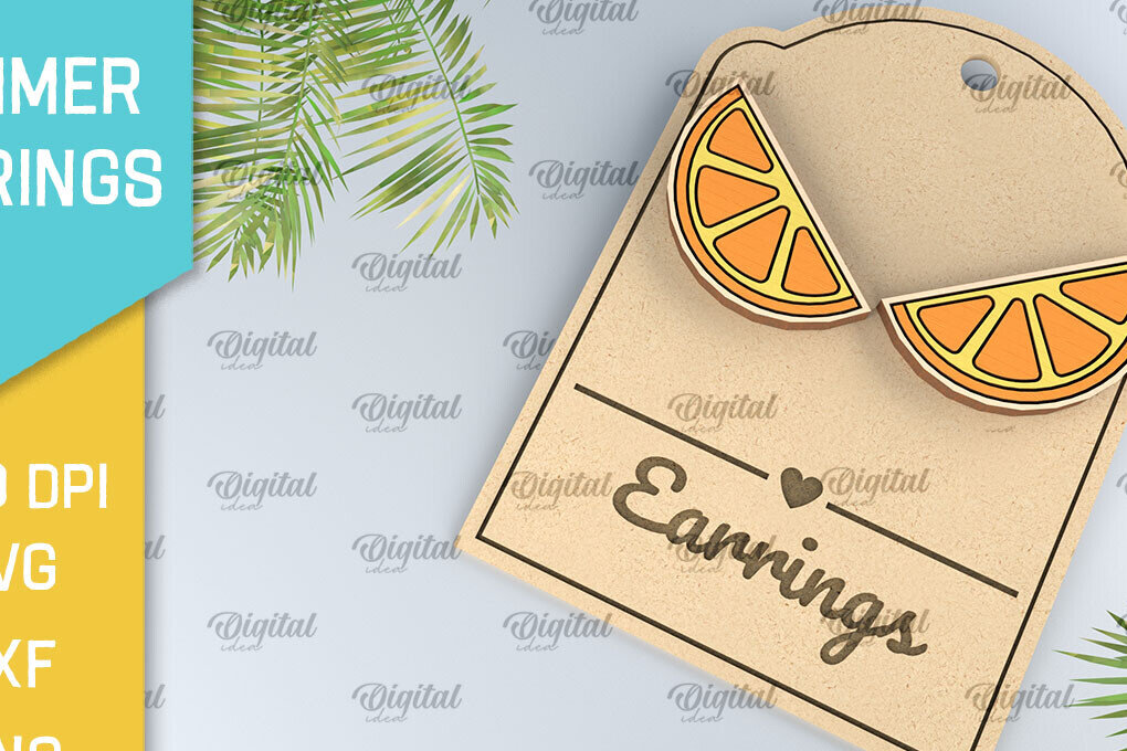 Intra απο ξύλο plywood 3mm-4mm πάχος – Καλοκαιρινά Ξύλινα Σκουλαρίκια Κοπή Laser Δίασταση  5x5 cm INTRAFABR-98269628