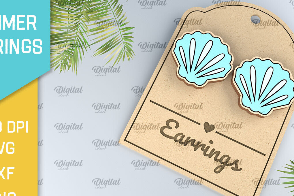 Intra απο ξύλο plywood 3mm-4mm πάχος – Καλοκαιρινά Ξύλινα Σκουλαρίκια Κοπή Laser Δίασταση  5x5 cm INTRAFABR-98269910