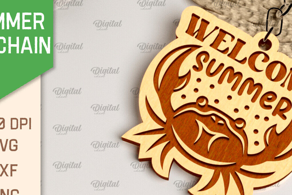 Σετ των 3 Intra απο ξύλο plywood 3mm-4mm πάχος – Καλοκαιρινό ξύλινο μπρελόκ με λέιζερ Δίασταση  5x5 cm INTRAFABR-98992877