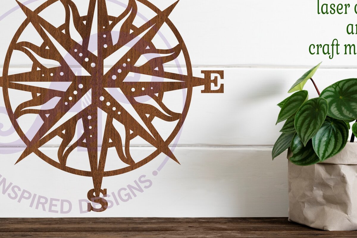 Intra απο ξύλο plywood 3mm-4mm πάχος – Επιγραφή τοίχου Sun Compass, Αρχείο. Δίασταση  40x30 cm INTRAFABR-81153424