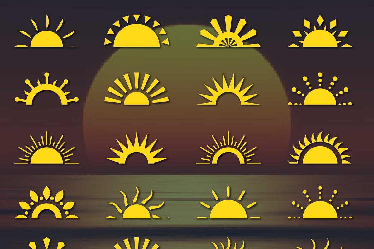 Σετ των 2 Intra απο ξύλο plywood 3mm-4mm πάχος – Sunset Sunrise Paper Cut Bundle Δίασταση  20x20 cm INTRAFABR-77744508