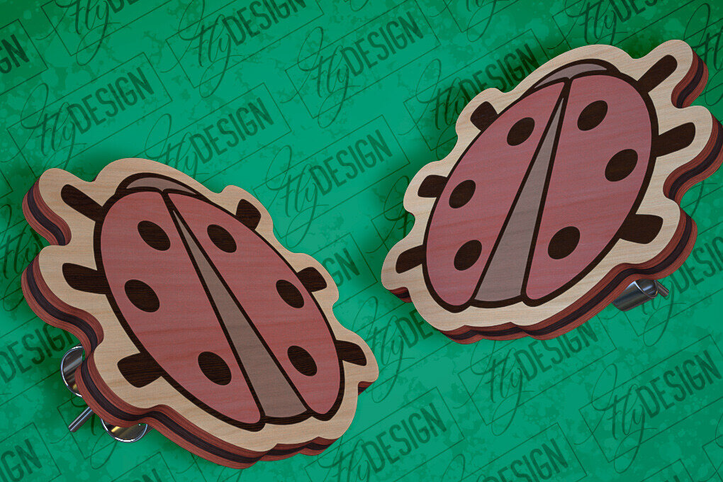 Σετ των 3 Intra απο ξύλο plywood 3mm-4mm πάχος – Σκουλαρίκια ηλίανθου Σκουλαρίκια με Δίασταση  5x5 cm INTRAFABR-94076923