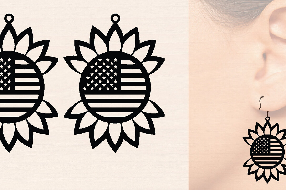 Σετ των 3 Intra απο ξύλο plywood 3mm-4mm πάχος – Σκουλαρίκια από ξύλο ηλίανθου με Δίασταση  5x5 cm INTRAFABR-120424099