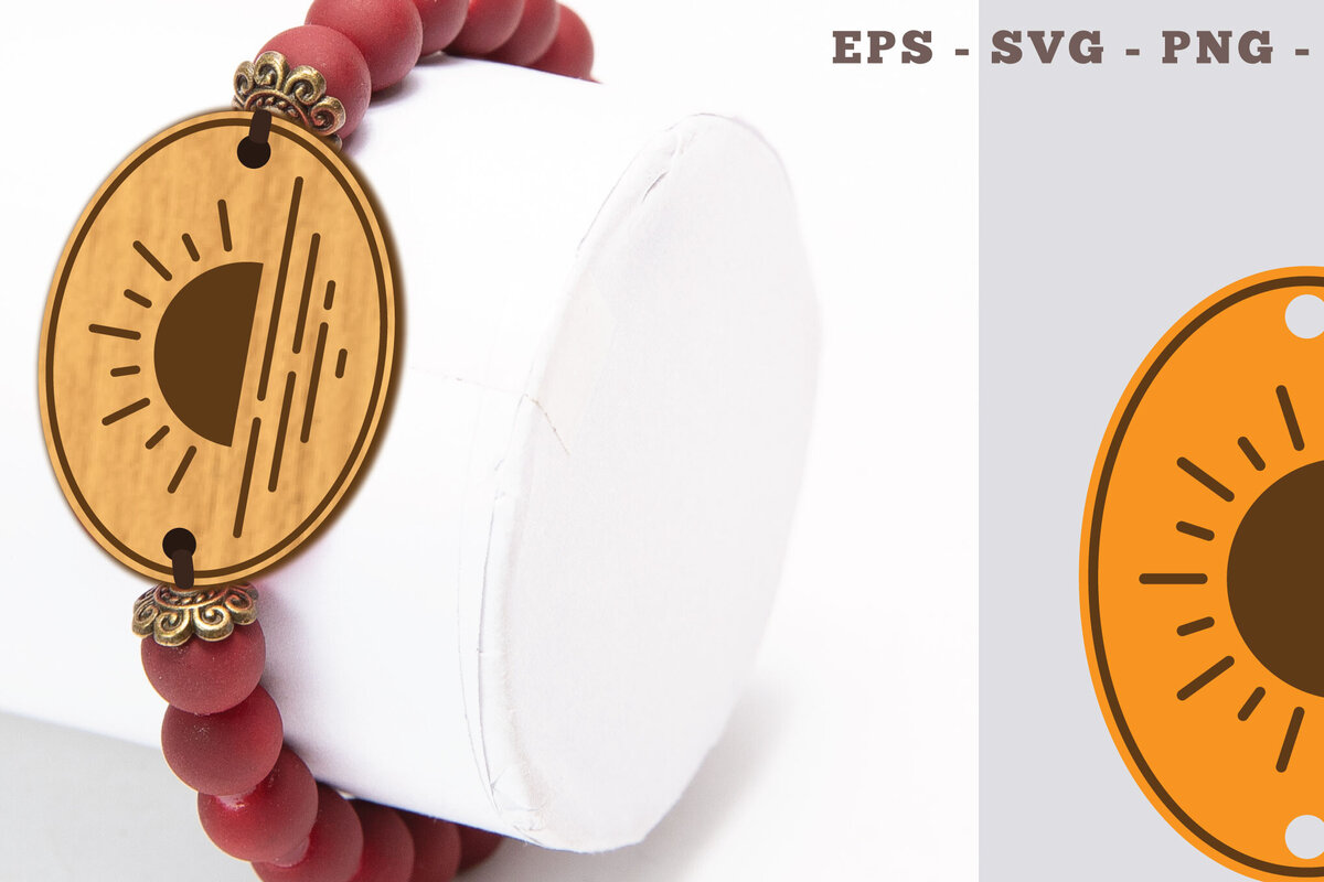 Σετ των 3 Intra απο ξύλο plywood 3mm-4mm πάχος – Βραχιόλι Sunset Δίασταση  20x20 cm INTRAFABR-104775789