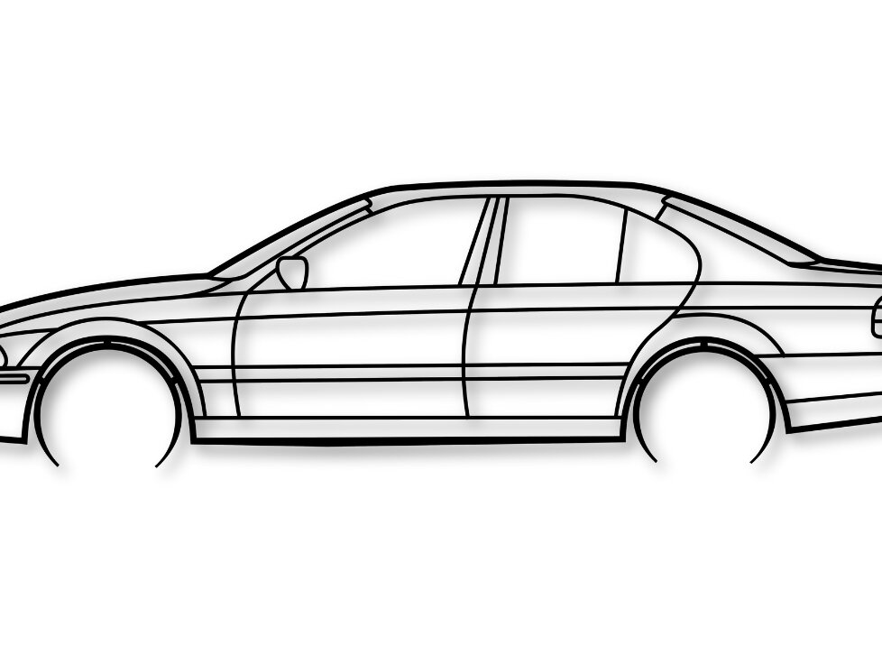 Intra απο ξύλο plywood 3mm-4mm πάχος – SVG Car Silhouette, Vector τέχνη τοίχου αυτοκινήτου Δίασταση  40x30 cm INTRAFABR-109605929