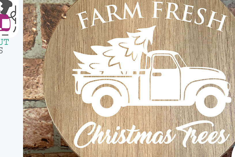 Σετ των 2 Intra απο ξύλο plywood 3mm-4mm πάχος – SVG Χριστουγεννιάτικα δέντρα προς πώληση Πινακίδα DXF Δίασταση  20x20 cm INTRAFABR-109002775