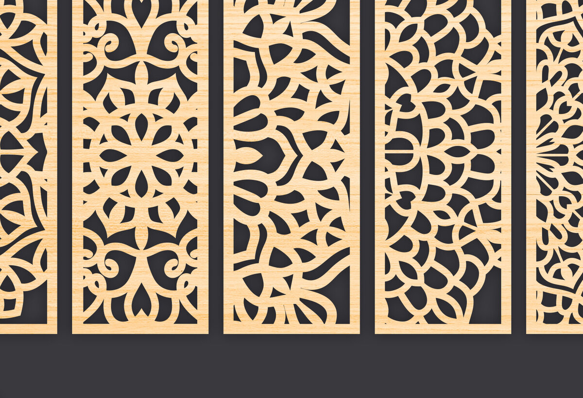 Intra απο ξύλο plywood 3mm-4mm πάχος – Svg Διακοσμητικό Σετ πάνελ Δίασταση  40x30 cm INTRAFABR-86093596