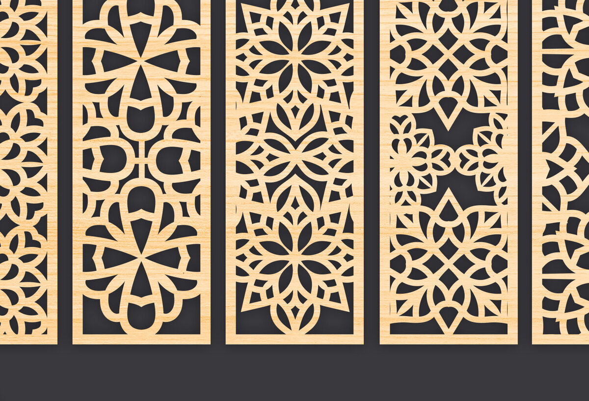 Intra απο ξύλο plywood 3mm-4mm πάχος – Svg Διακοσμητικό Σετ πάνελ Δίασταση  40x30 cm INTRAFABR-86094438