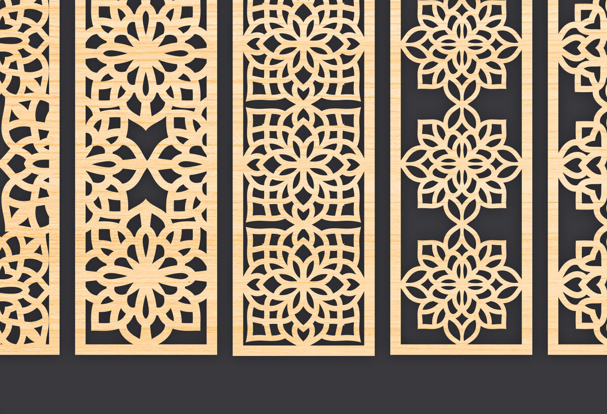 Intra απο ξύλο plywood 3mm-4mm πάχος – Svg Διακοσμητικό Σετ πάνελ Δίασταση  40x30 cm INTRAFABR-86094951