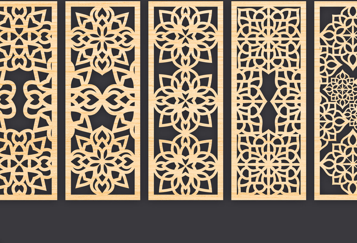 Intra απο ξύλο plywood 3mm-4mm πάχος – Svg Διακοσμητικό Σετ πάνελ Δίασταση  40x30 cm INTRAFABR-86094959