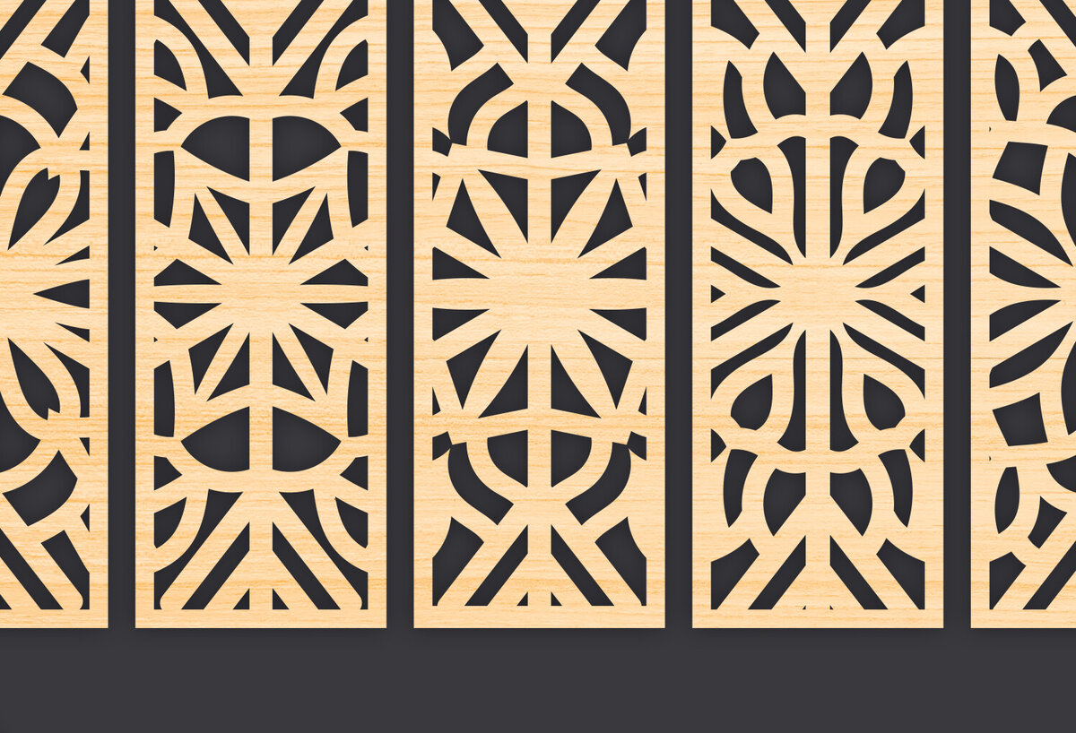 Intra απο ξύλο plywood 3mm-4mm πάχος – Svg Διακοσμητικό Σετ πάνελ Δίασταση  40x30 cm INTRAFABR-86095022