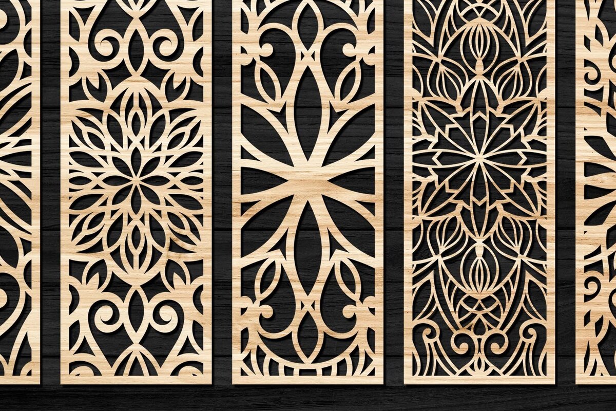 Intra απο ξύλο plywood 3mm-4mm πάχος – Svg Διακοσμητικό Σετ πάνελ 33 Δίασταση  40x30 cm INTRAFABR-74598255