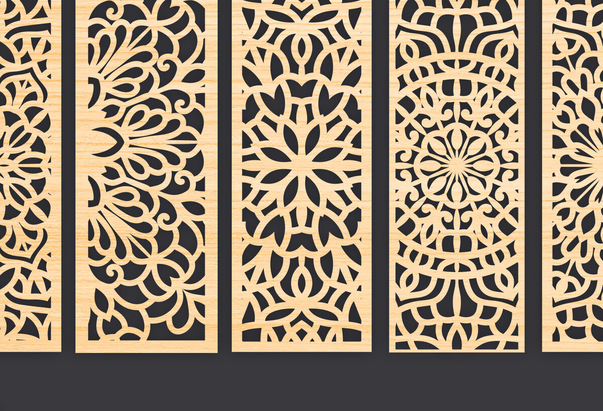 Intra απο ξύλο plywood 3mm-4mm πάχος – Svg Διακοσμητικό Σετ πάνελ Δίασταση  40x30 cm INTRAFABR-86093208