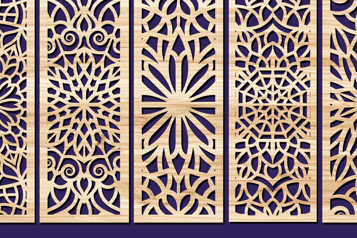 Intra απο ξύλο plywood 3mm-4mm πάχος – Svg Διακοσμητικό Σετ πάνελ 50 Δίασταση  40x30 cm INTRAFABR-82276795