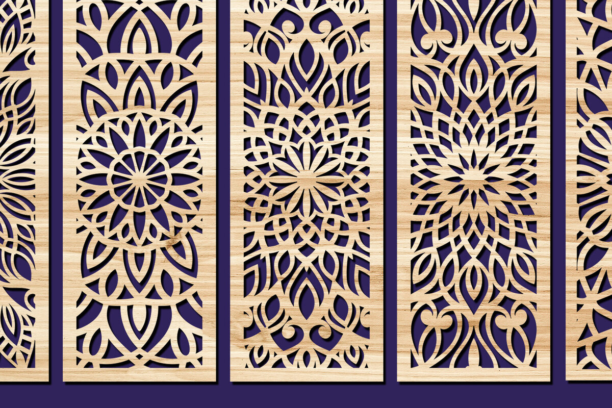 Intra απο ξύλο plywood 3mm-4mm πάχος – Svg Διακοσμητικό Σετ πάνελ 51 Δίασταση  40x30 cm INTRAFABR-82276812