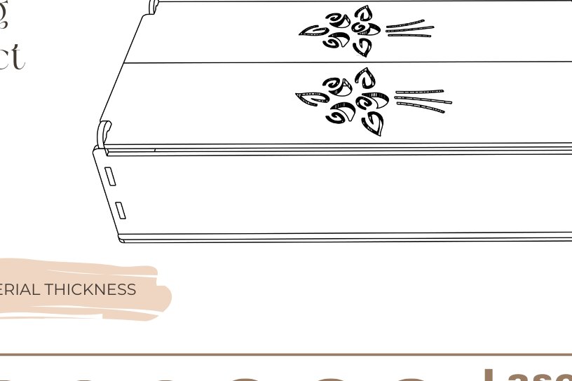 Σετ των 2 Intra απο ξύλο plywood 3mm-4mm πάχος – Svgting Flower Box Δίασταση  20x20 cm INTRAFABR-83395212