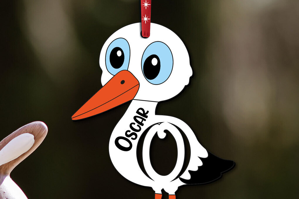 Σετ των 2 Intra απο ξύλο plywood 3mm-4mm πάχος – SVG Letter O Πάσχα Όνομα καλαθιού μετοχών Δίασταση  20x20 cm INTRAFABR-113608905