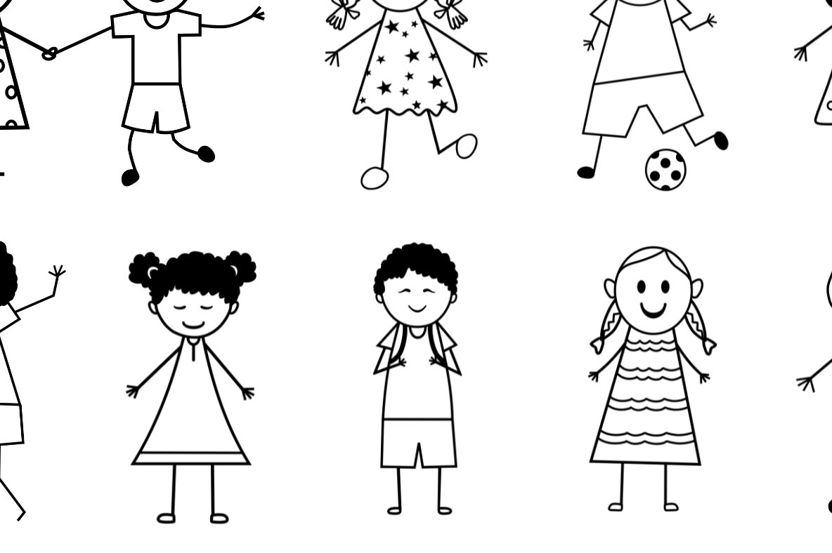 Σετ των 2 Intra απο ξύλο plywood 3mm-4mm πάχος – Φιγούρες Stick Δίασταση  20x20 cm INTRAFABR-104173410