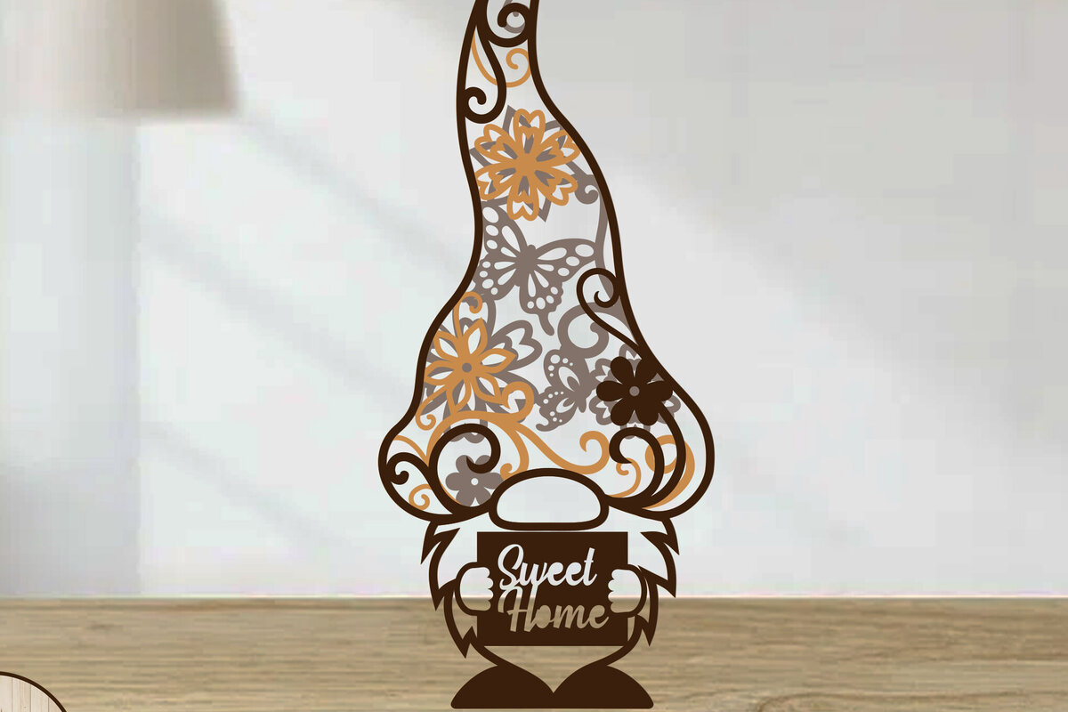 Σετ των 2 Intra απο ξύλο plywood 3mm-4mm πάχος – Γλυκό διακοσμητικό στοιχειό, κομμένο πρότυπο Δίασταση  40x30 cm INTRAFABR-86177247