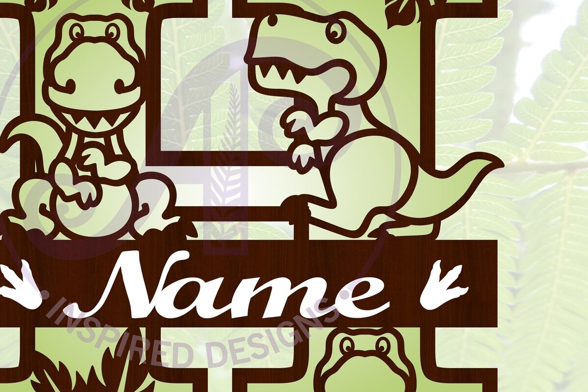 Σετ των 2 Intra απο ξύλο plywood 3mm-4mm πάχος – T Rex Κεφαλαίο γράμμα H Αποκοπή αρχείου Δίασταση  20x20 cm INTRAFABR-69213251