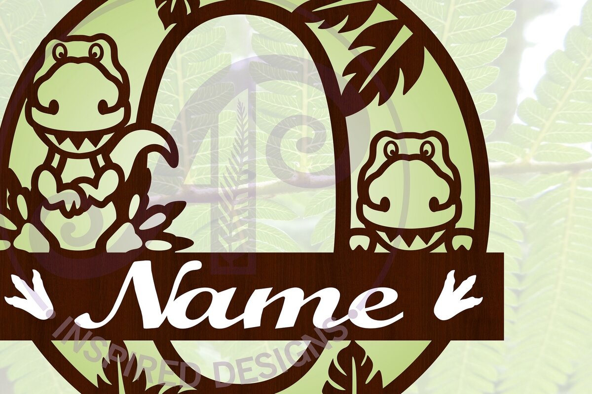 Σετ των 2 Intra απο ξύλο plywood 3mm-4mm πάχος – T Rex Κεφαλαίο γράμμα O Αποκοπή αρχείου Δίασταση  20x20 cm INTRAFABR-69213683