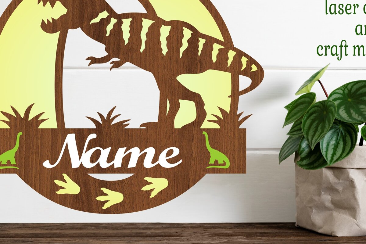 Σετ των 2 Intra απο ξύλο plywood 3mm-4mm πάχος – Μονόγραμμα T Rex Κεφαλαίο γράμμα O Αρχείο Δίασταση  20x20 cm INTRAFABR-74812584