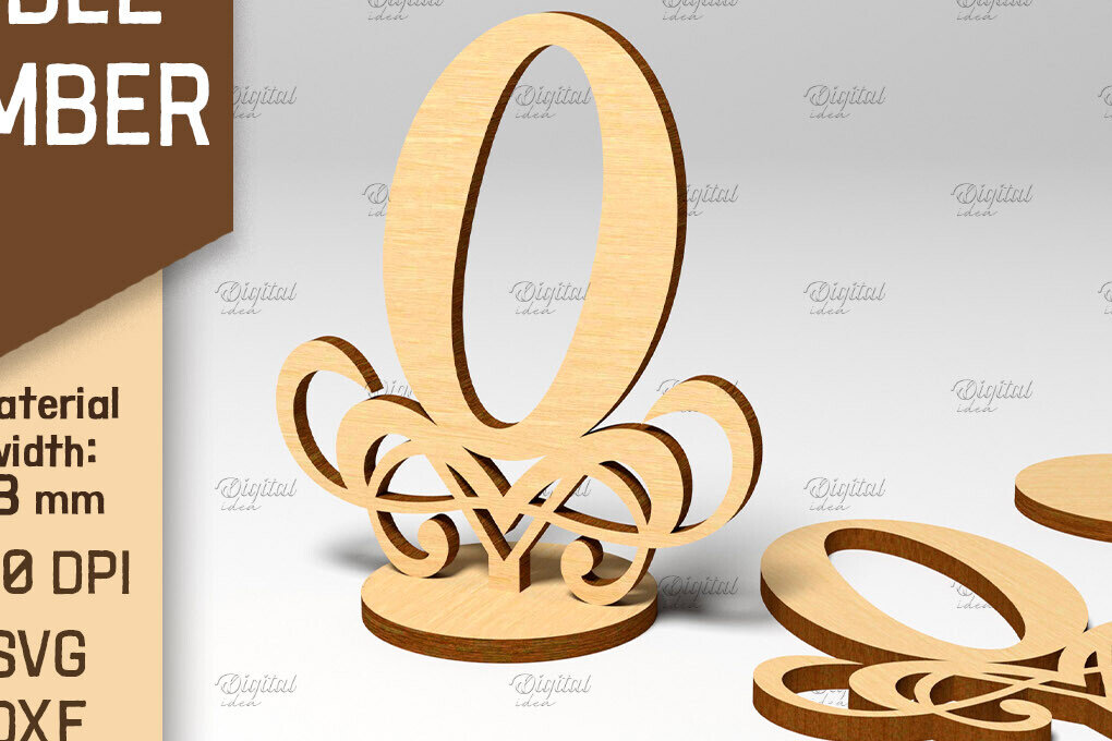 Σετ των 2 Intra απο ξύλο plywood 3mm-4mm πάχος – Αριθμός πίνακα. Γάμος. Αριθμός 0 Δίασταση  20x20 cm INTRAFABR-87121014